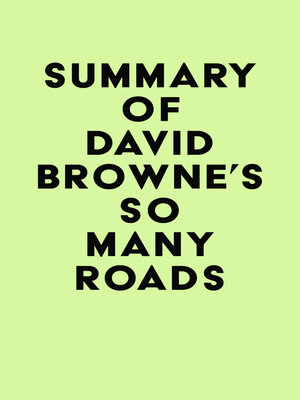 cover image of Summary of David Browne's So Many Roads